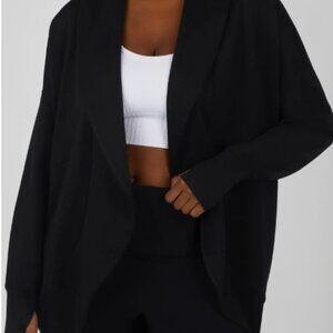 YOGALICIOUS London Open Front Scuba Knit Cardigan